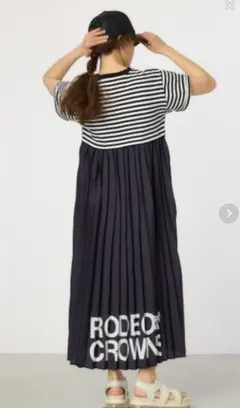 RODEO CROWNS プリーツロングスカート