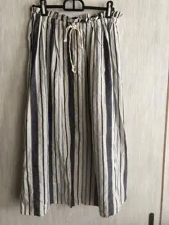 最終価格　サマンサモスモス　ストライプ　ロングスカート