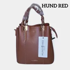 D.KELLY HUND RED ハンドバッグ タテ型 パンチングデザインバッグ