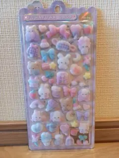 ふわふわドロップシール ボンボンドロップシール フロッキーシール クーリア