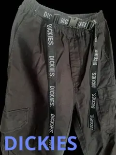 美品　DICKIES 黒 カーゴパンツ　八分丈