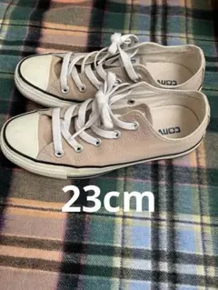 コンバース　オールスター　ベージュ ローカット スニーカー