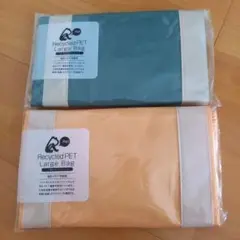 ⭐バラ売り1つ300円⭐　リル 再生PET ラージエコバッグ オレンジ　グリーン