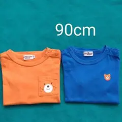 ミキハウス ホットビスケッツ 半袖Tシャツ2枚セット 90サイズ 男の子