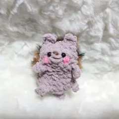 茶ハリネズミさんのあみぐるみ
