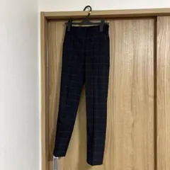 UNIQLO スリムフィット チェック柄パンツ S
