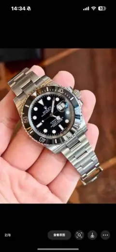 rolex 自動巻き 腕時計 ステンレススチール 黒