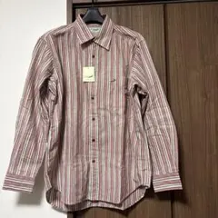 【新品・未使用】クロコダイル／ストライプ メンズ長袖シャツ