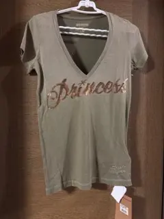 TRUE RELIGION VネックTシャツ オリーブグリーンのサムネイル