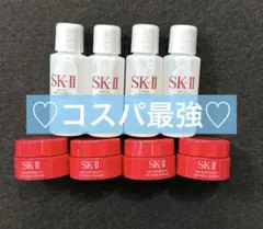 SK-II フェイシャルトリートメントエッセンススキンパワーリニュークリーム各4