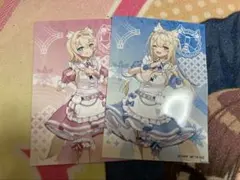 アニメイトフェア　ホロライブ　特典　ブロマイド　2種　フワワ　モココ