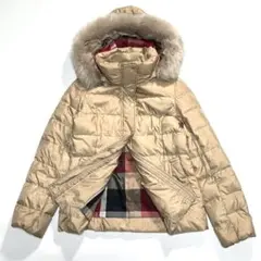 極美品　ブルーレーベルクレストブリッジ　ダウンジャケット　3way　CBチェック