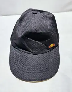 【ellesse】テニスキャップ　ブラック　Mサイズ