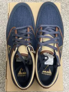 未使用品 ルコックスポルティフ 27cm スニーカー ブルー 外箱付き