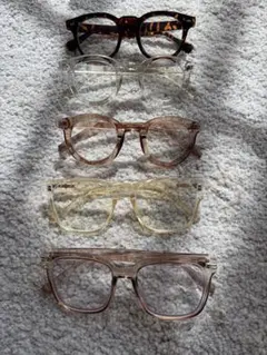 伊達メガネセット 5色展開