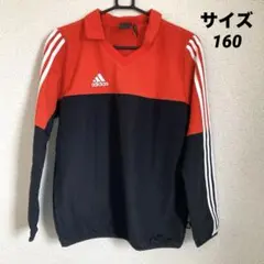 adidas 赤黒 長袖ピステ・ウィンドブレーカー