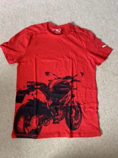 PUMA DUCATI コラボ Tシャツ レッド Sサイズ　キャップセットのサムネイル