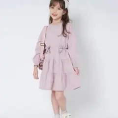 メゾピアノ ティアードワンピース　130