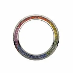 オーダー品 シャネル J12 33㎜ サファイア レインボーベゼル 鑑別付 オーダー品 シャネル J12 33㎜ サファイア レインボーベゼル 鑑別付