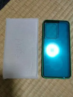 【送料無料】iPhone用透明グリーンケース