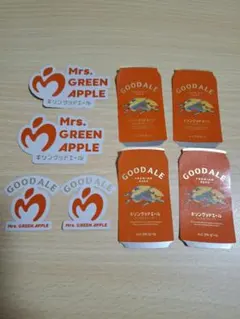 Mrs. GREEN APPLE　ロゴステッカー 　グッドエール　8枚セット