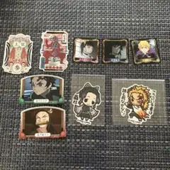 鬼滅の刃 猗窩座 炭治郎 義勇 善逸 胡蝶 煉獄 ステッカー シール セット