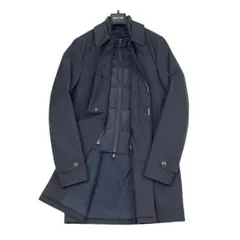 新品 サイズ 50 イタリア製 Olmetex レイヤード ステンカラーコート