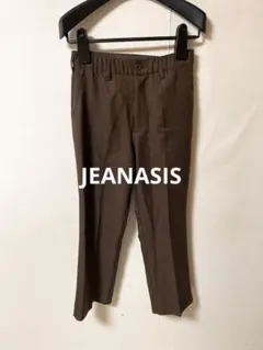 A94♡JEANASIS ジーナシス ブラウン スラックスパンツ F