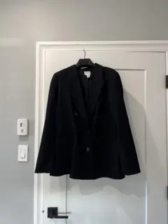 H&M ブラック ダブルブレスト テーラードジャケット