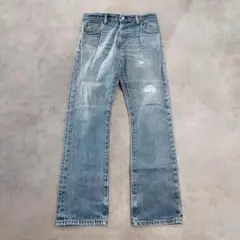 リーバイス517 Levis W30 フレアデニム 青 古着 ブーツ 20084