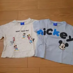 Disney Tシャツ ミッキー 男の子 2枚セット ディズニー