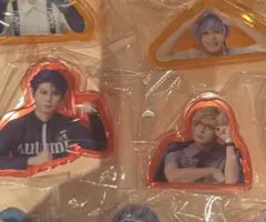 エーステアクリルクリップ三角・左京・十座3個セット