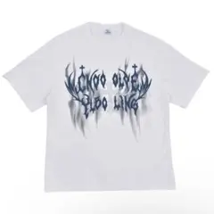 volcan&aphrodite ラインストーン クロス Tシャツ