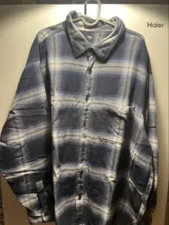 UNIQLOシャツ 4XL‼️ブルー系のサムネイル