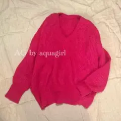 値下げしました！AG by aquagirl モヘア羊毛混 ニット