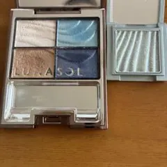 ルナソルネイチャーカラーアイズEX01と単色シャドウ