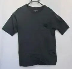 黒 半袖 Tシャツ ポケット付き