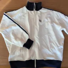 ホワイト ジップアップジャケット N+EM　Ｌ 未使用