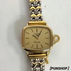 LONGINES ロンジン 腕時計 クォーツ レディース コンビ ゴールド 銀