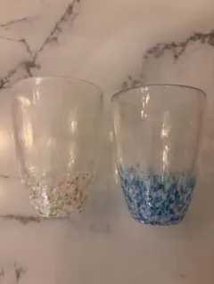 アフタヌーンティー　津軽びいどろ　ペアグラス