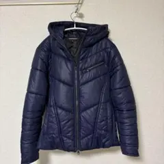 メンズ　中綿ブルゾン　ネイビー　48サイズ