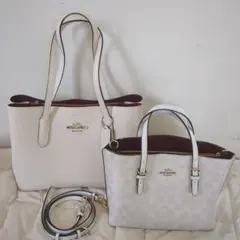 2個☆フォーマルにも〜COACHコーチショルダーバッグハンドバッグマイケルコース