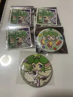 ぷよクエカフェ2026 リデル 缶バッジ ステッカーセット