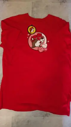 新品タグ付きなんです！Buc-ee's Tシャツ Lサイズ 赤