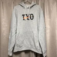 NIKE TYOロゴ グレー フード付きパーカー L