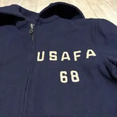 Champion USAF ハーフジップ スウェット ネイビー - メルカリ