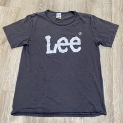 【Lee】ロゴプリント Tシャツ ダークグレー 半袖のサムネイル