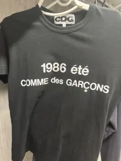 CDG 1986 été Tシャツ M黒