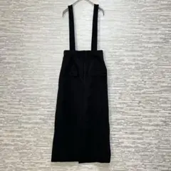 コロニー2139 サスペンダー付スカート 40ハイウエスト黒F サロペット