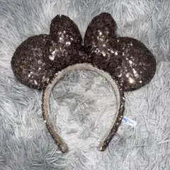 ディズニー ミニー スパンコール キラキラ カチューシャ